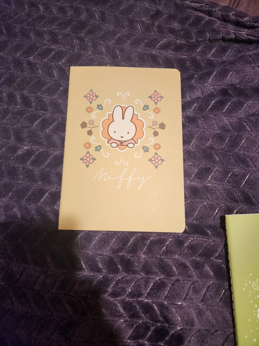 Miffy Small Pets Notebook - Green Bunny Cover